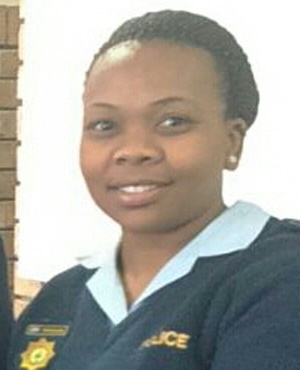 Constable Amanda Ladlokova, 33, was shot dead in Philippi East on Tuesday. Another officer is in a serious condition in hospital. (SAPS)