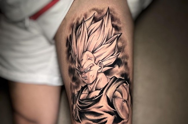 Neymar PSG stars incredible DBZ Goku and Vegeta tattoos emerge online   KickOff