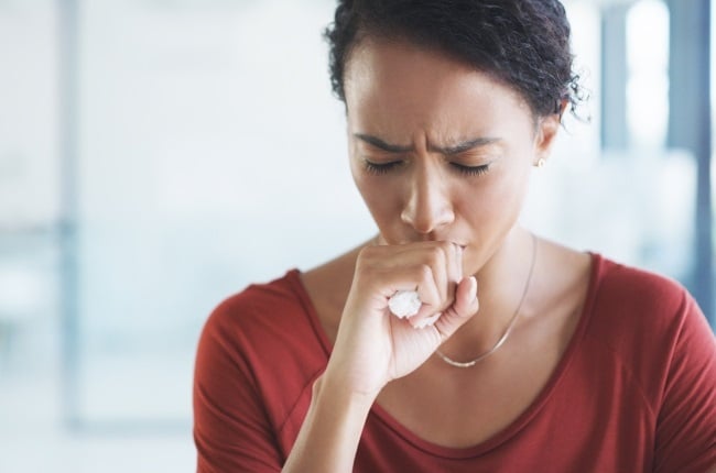 Whether it’s a bark, a wheeze or a hack, the type of cough you have is a sign of what might be wrong. (Photo: Getty Images/Gallo Images)