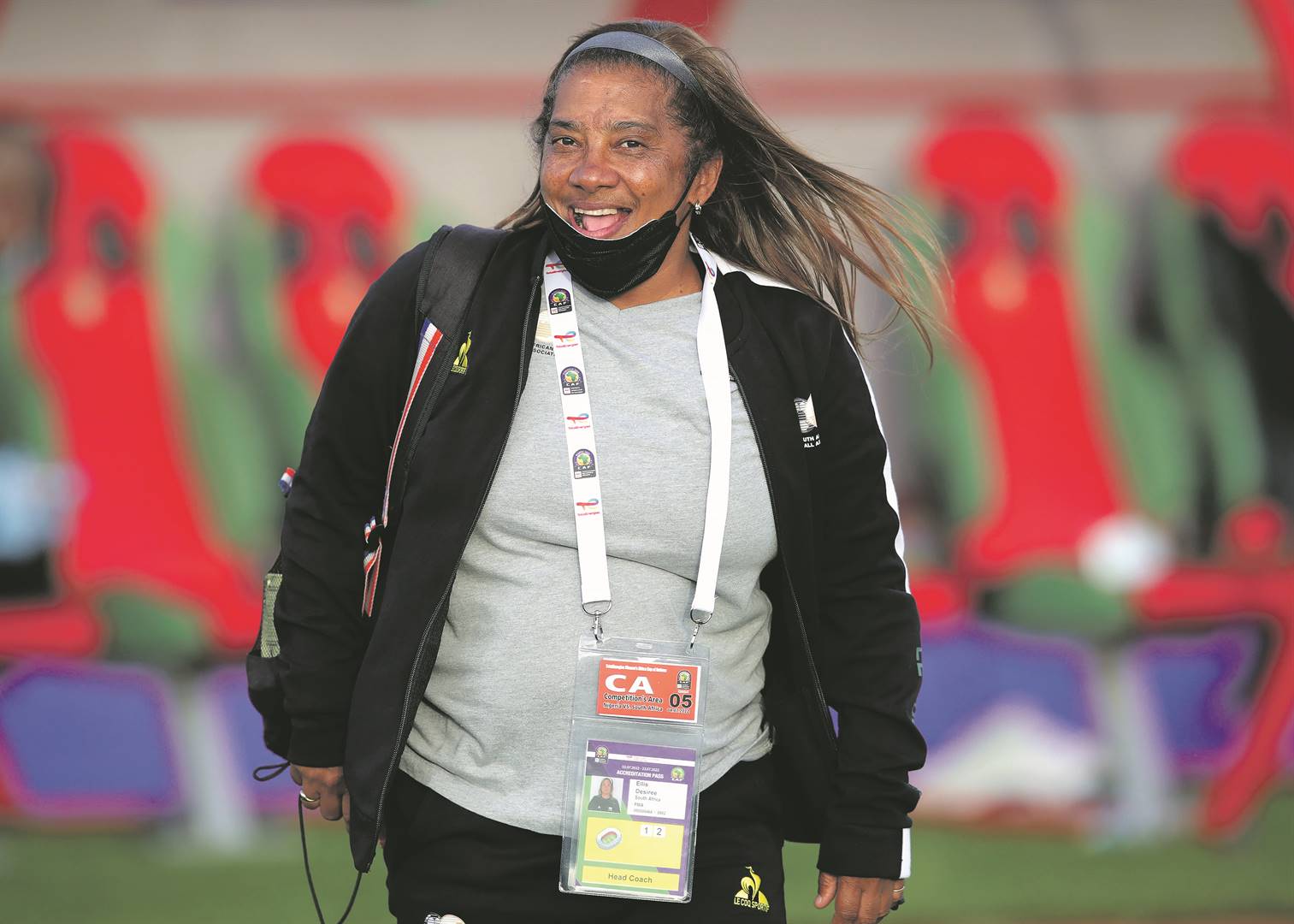Banyana Banyana coach, Desiree Ellis, is happy with her girls’ showing when they defeated Nigeria.Photos by Samuel Shivambu/BackpagePix