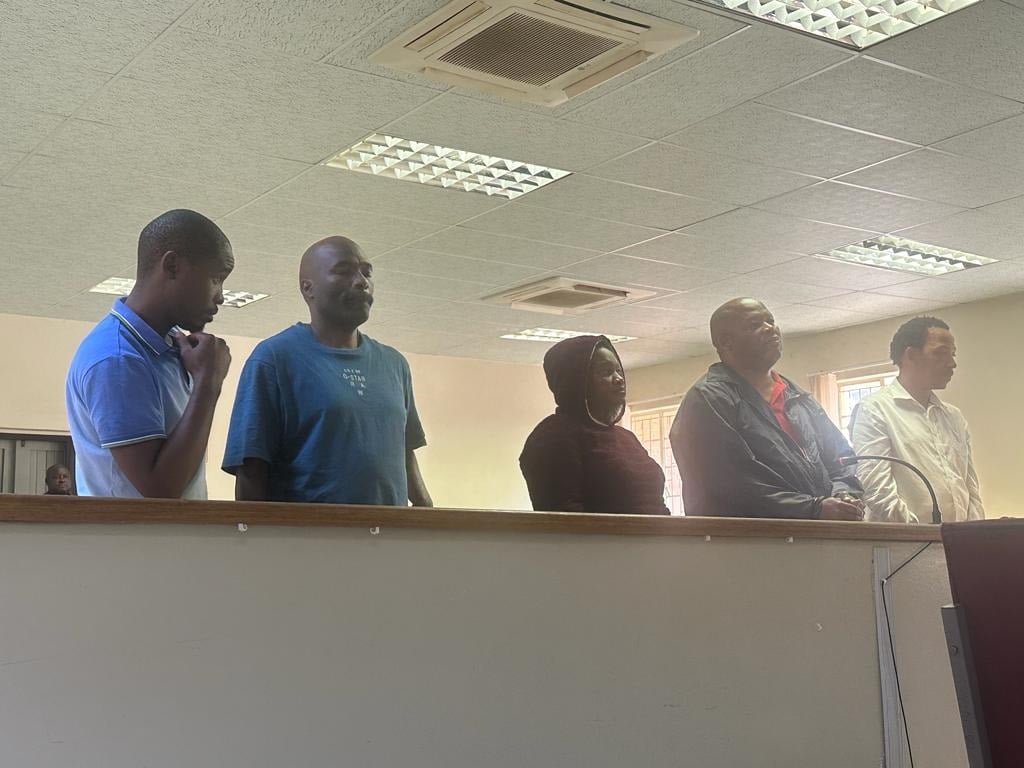 Five people linked to suspected robbers in Makhado appeared in the Vuwani Magistrate's Court on Tuesday