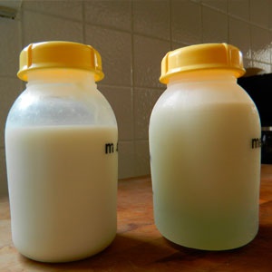 Bottled milk. Wikimedia Commons