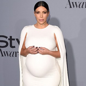 Kim Kardashian at the InStyle Awards in Los Angeles on the 26th of October 2015