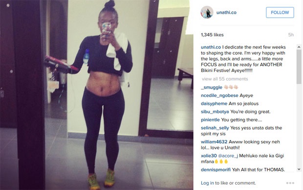 how unathi lost weight