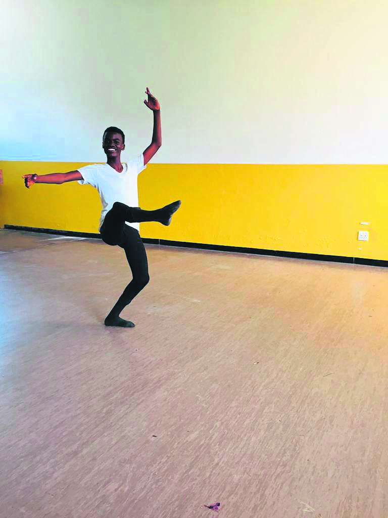 Young Gugulethu ballet dancer Amahle Dlambulo (18).