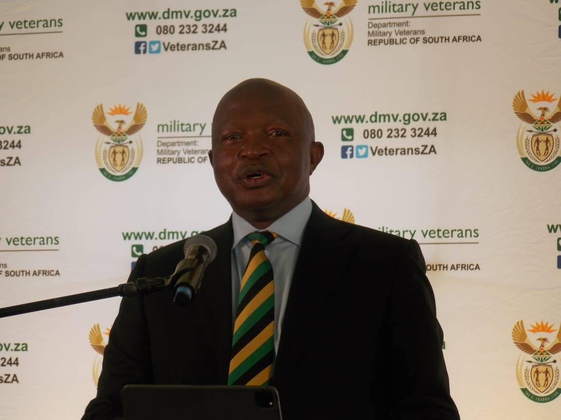 Acting President David Mabuza gave a keynote address during the 60th anniversary of uMkhonto we Sizwe. Photos by Aaron Dube