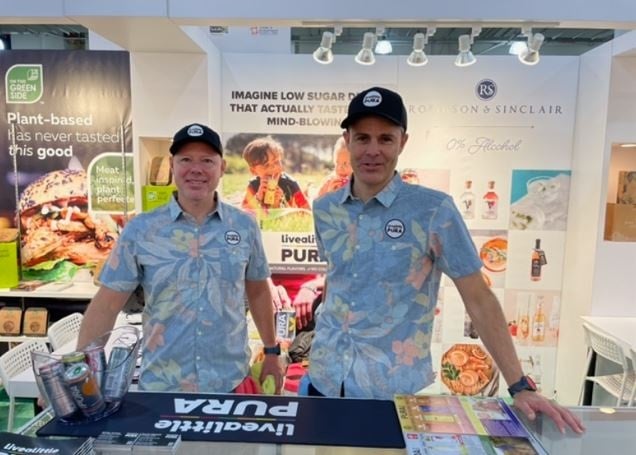 Greig Jansen (left) and Dave Ripsold (right) at the Summer Fancy Foods showcase (Supplied)