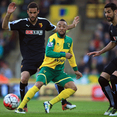 Norwich City's Nathan Redmond (AP)