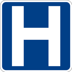 Hospital sign - Google Free Images