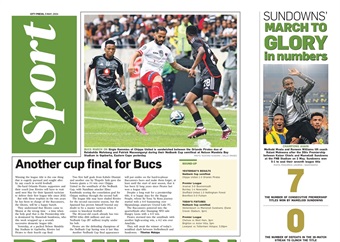 What:s in City Press Sport: R1million Marathon | Stellies is a force in cup contests