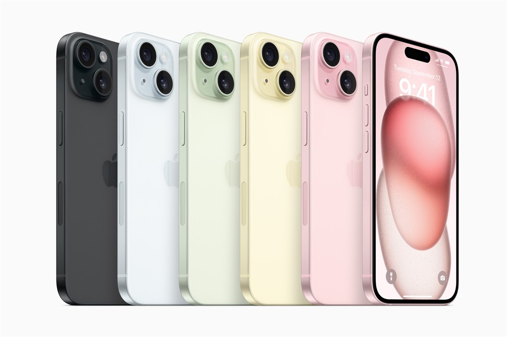 iPhone 15 and iPhone 15 Plus will be available in five new colours black, blue, green, yellow, and pink.