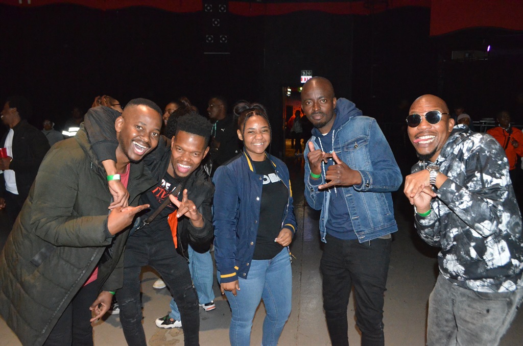 Hip-Hop music fans Shama Zamisa, Vusimuzi Zondi, J