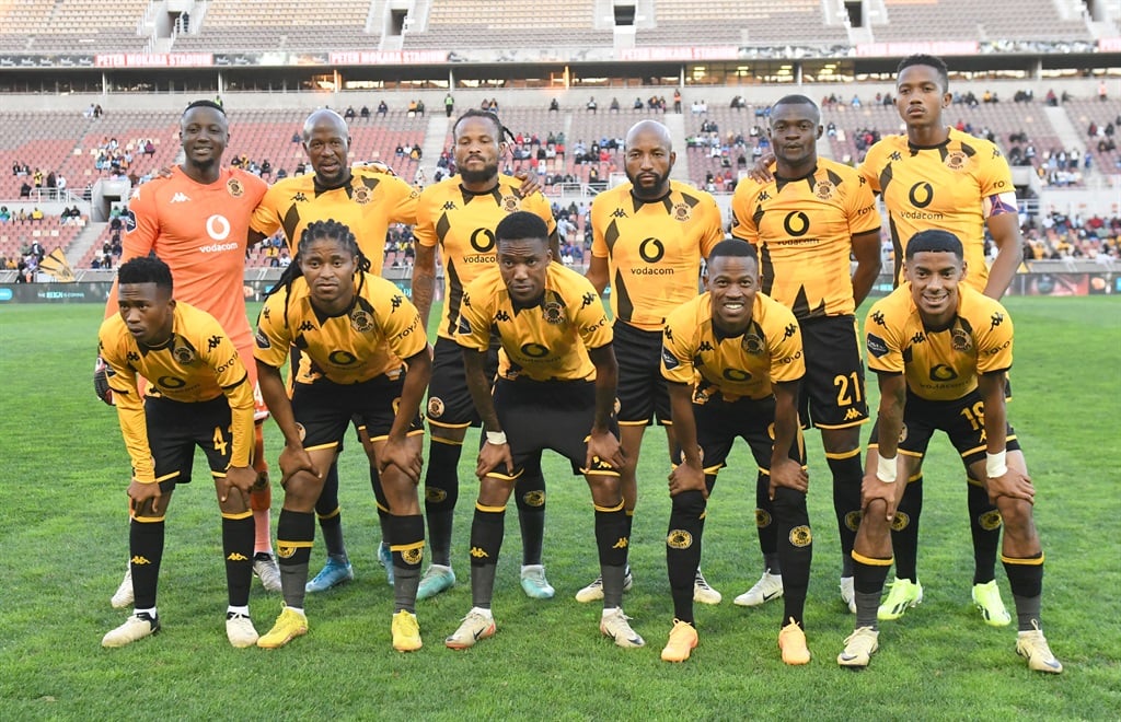 POLOKWANE, SOUTH AFRICA - APRIL 27: Kaizer Chiefs team photo during the DStv Premiership match between Kaizer Chiefs and  SuperSport United at Peter Mokaba Stadium on April 27, 2024 in Polokwane, South Africa. (Photo by Philip Maeta/Gallo Images)