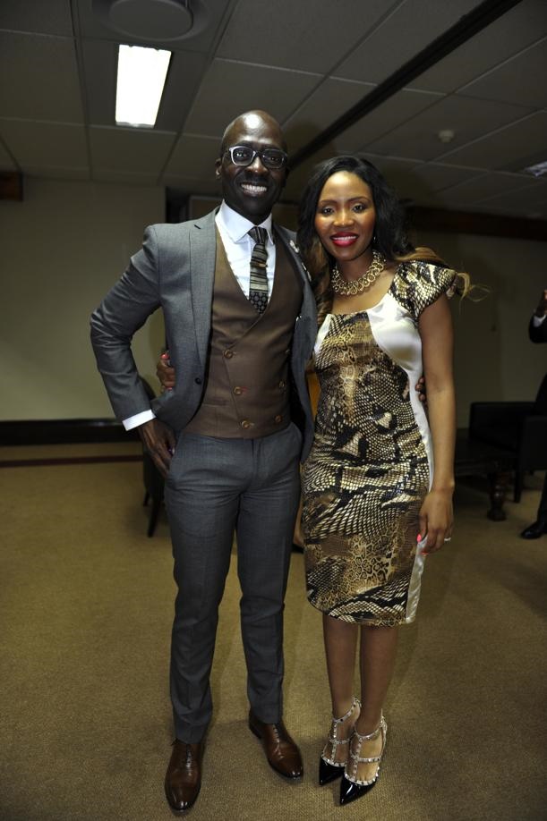 Minister Malusi Gigaba and his wife Nomachule.