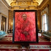King Charles III immortalised in red: The unveiling of a new royal portrait