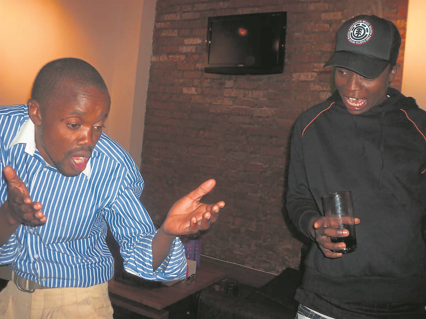 Actor Zuluboy (right) is heartbroken after his uncle, Sipho Zuma, was killed by unknown suspects. 