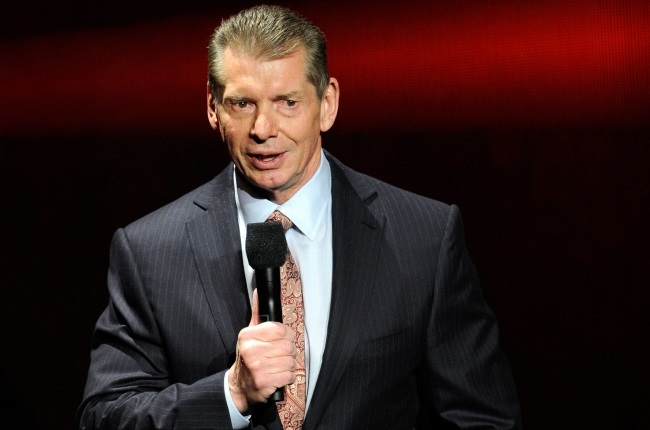 A bribery scandal hangs over Vince McMahon’s head, but it doesn’t seem to matter much to the wrestling boss. (PHOTO: Gallo Images/Getty Images)