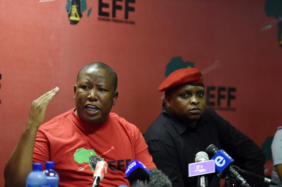 Economic Freedom Fighters leader Julius Malema is not prepared to accept President Jacob Zuma's Nkandla settlement proposal unless he agrees to the party's terms.Photo: Lucky Maibi