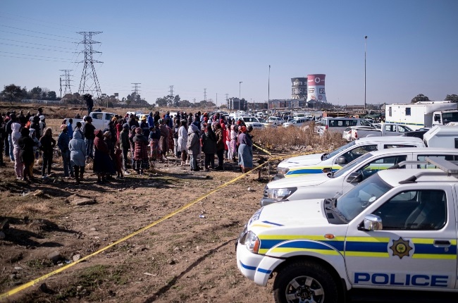 Fifteen people were killed after gunmen stormed Mdlalose Tavern, in Orlando East, Soweto. Photo: Emmanuel Croset/Gallo Images