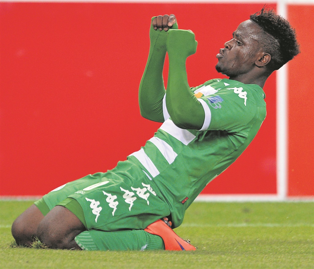 Golden Arrows will look to Gabadinho Mhango for goals.  Photo by Backpagepix 
