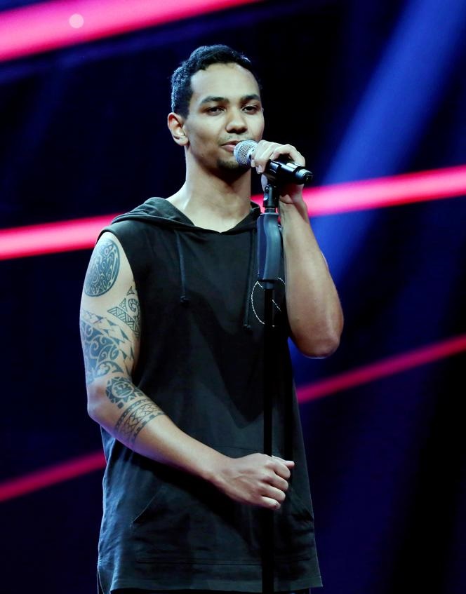 Afda Music student from KZN Austin Lurring is on #Team Lira on The Voice SA. Photo by M-Net/CObus bodenstein 