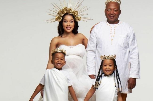 Kenny Kunene is ecstatic about his third child with wife Nonkululeko Mhlanga.