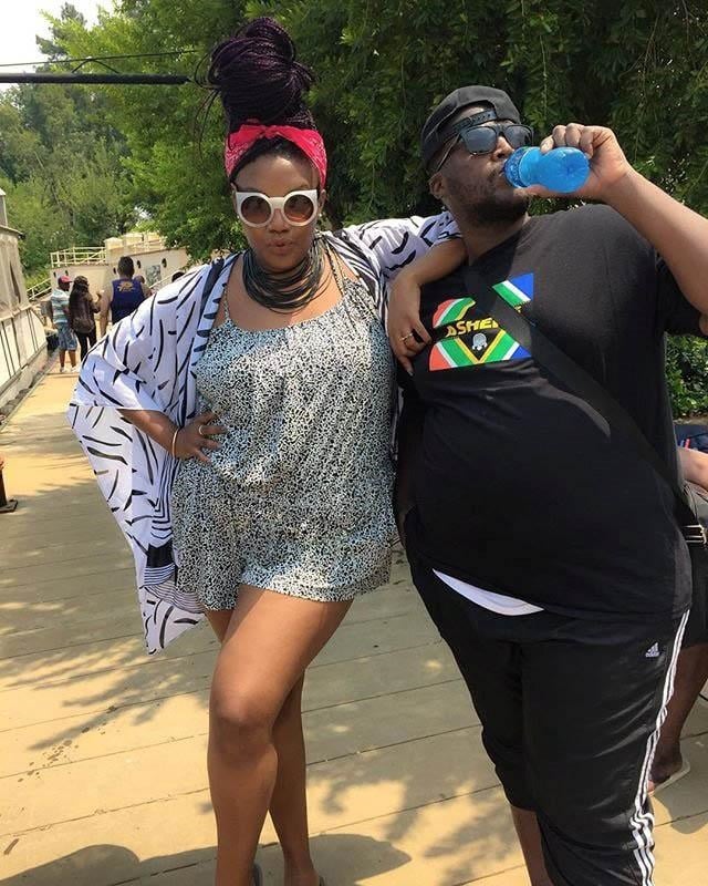HHP and Lerato enjoy each other's company.