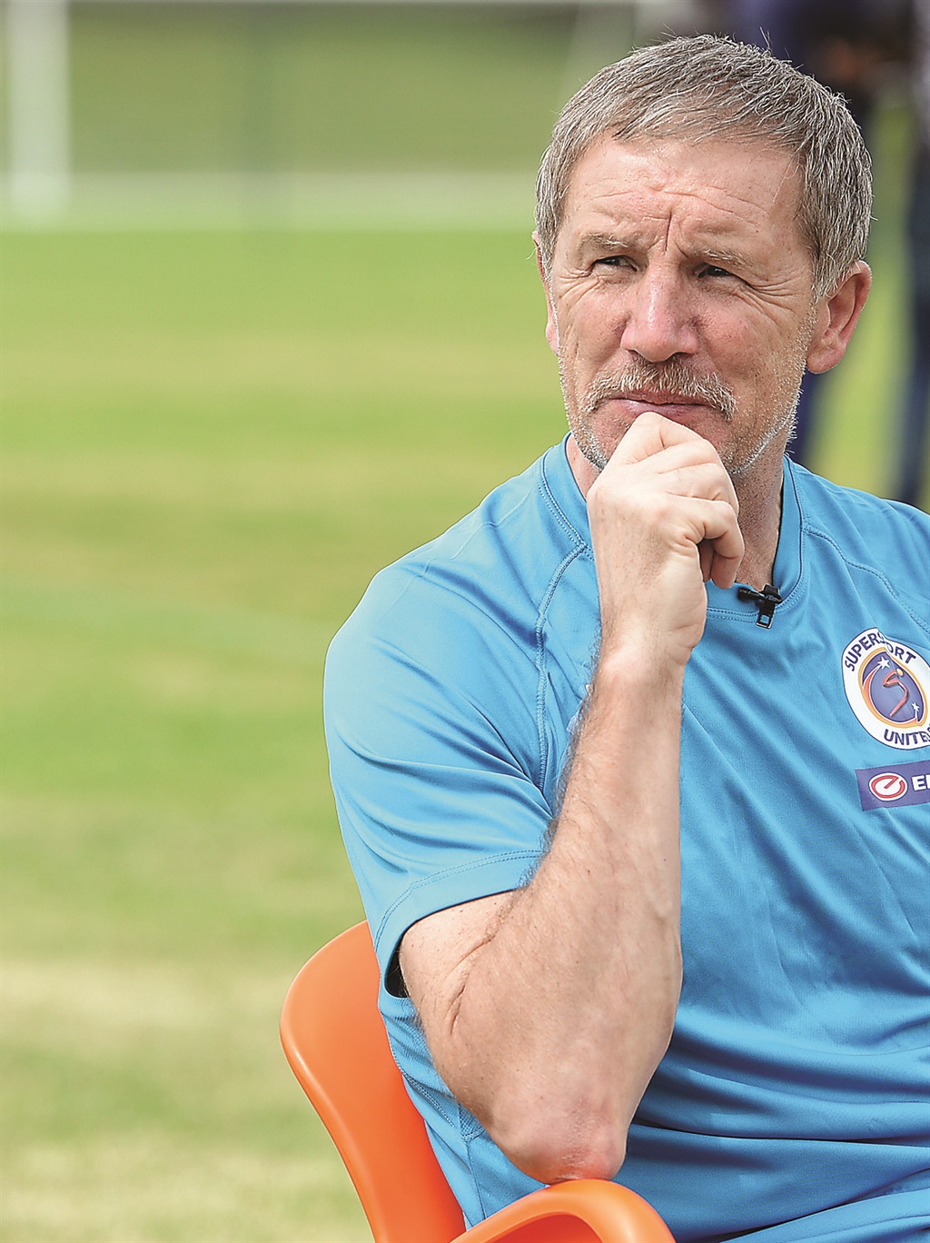 SuperSport United coach Stuart Baxter.  Photo by Trevor Kunene 