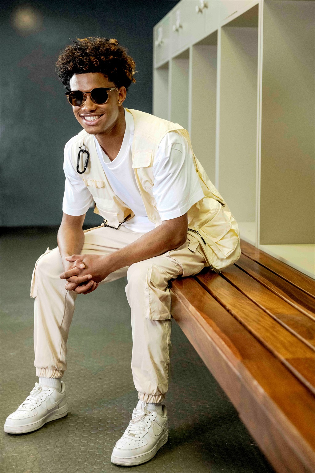 SuperSport United's Shandre Campbell stars in photoshoot with Oakley and Sunglass Hut