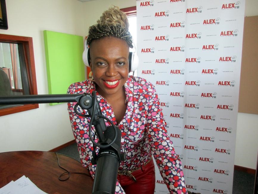 Nkiyase says she enjoys presenting. Photo by Ramatamo Sehoai 