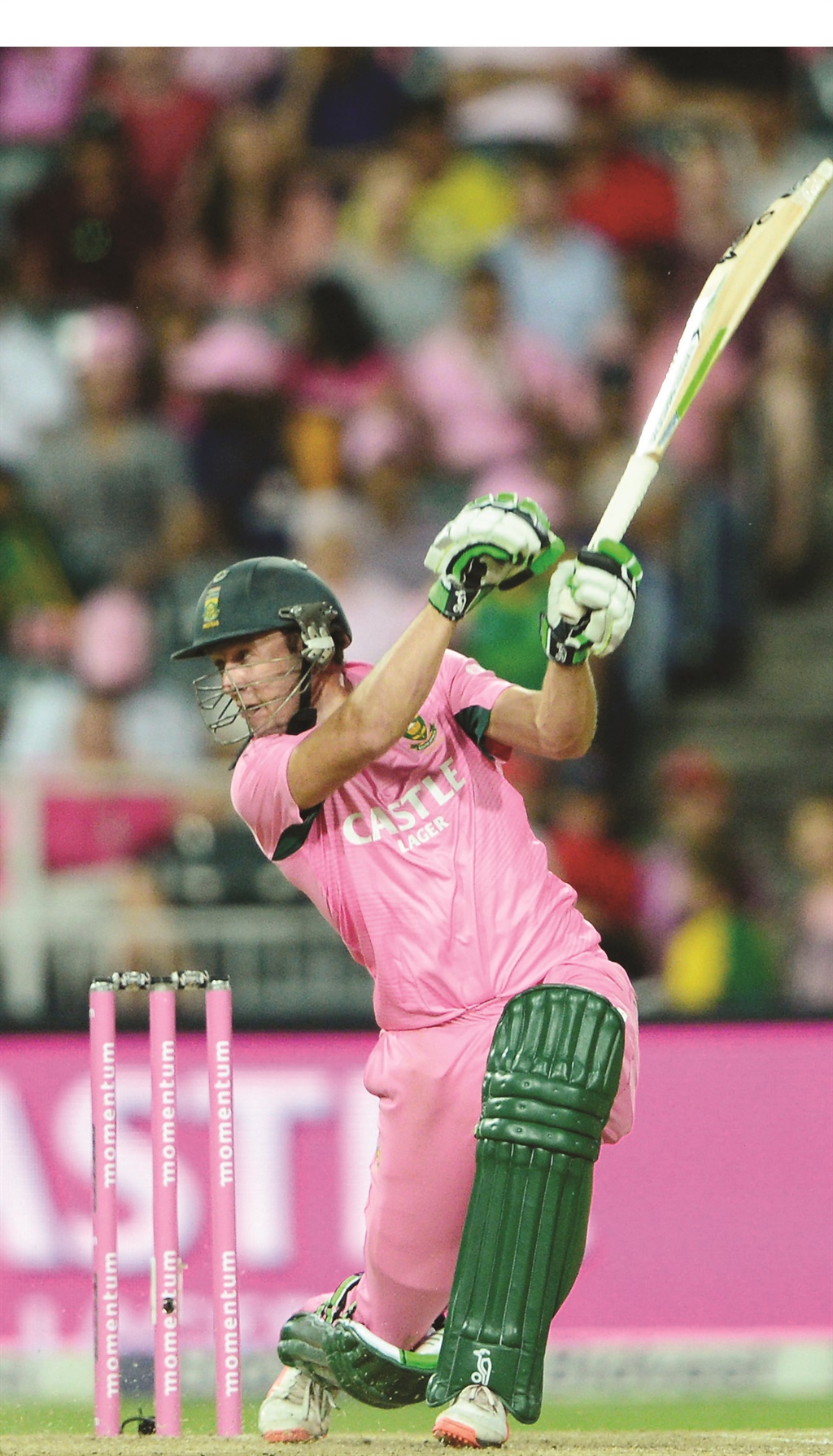 Captain AB de Villiers says the momentum is now with the Proteas, but they will have to push the reset button when they play the final ODI today. Picture: Lee Warren / Gallo Images 