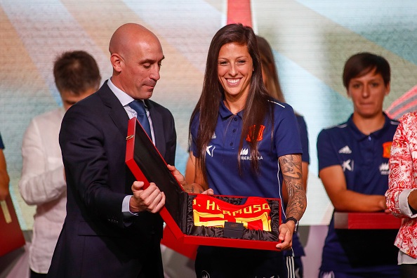 Jennifer Hermoso has defended Spanish football federation president Luis Rubiales for kissing her on the lips after Spain won the 2023 FIFA Women's World Cup.