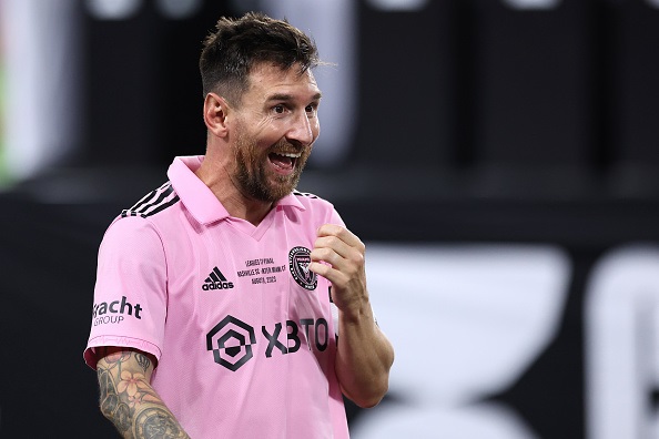 Lionel Messi finished above Bongokuhle Hlongwane in the Leagues Cup scoring chart.