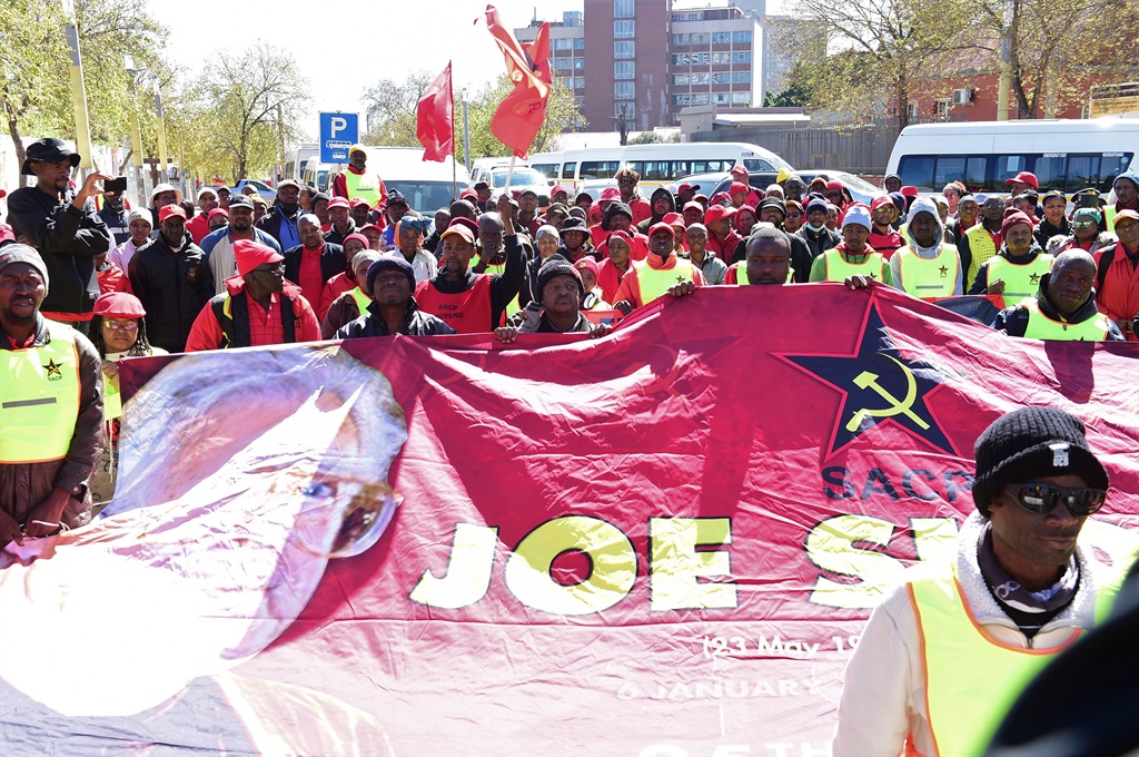 THE South African Communist Party (SACP) members, in honour of anti-apartheid activist Ruth First, marched against gender-based violence (GBV) on Sunday, 21 August. Photo by Morapedi Mashashe
