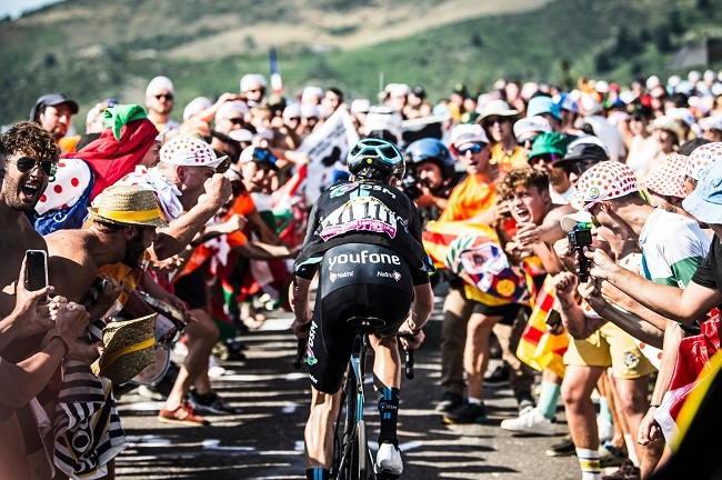 The Tour de France crowds have been their immense, for the most part. But a tiny number of protesters have made their presence felt, too. (Photo: A.S.O/Charly Lopez, Pauline Ballet, Jered & Ashley Gruber)