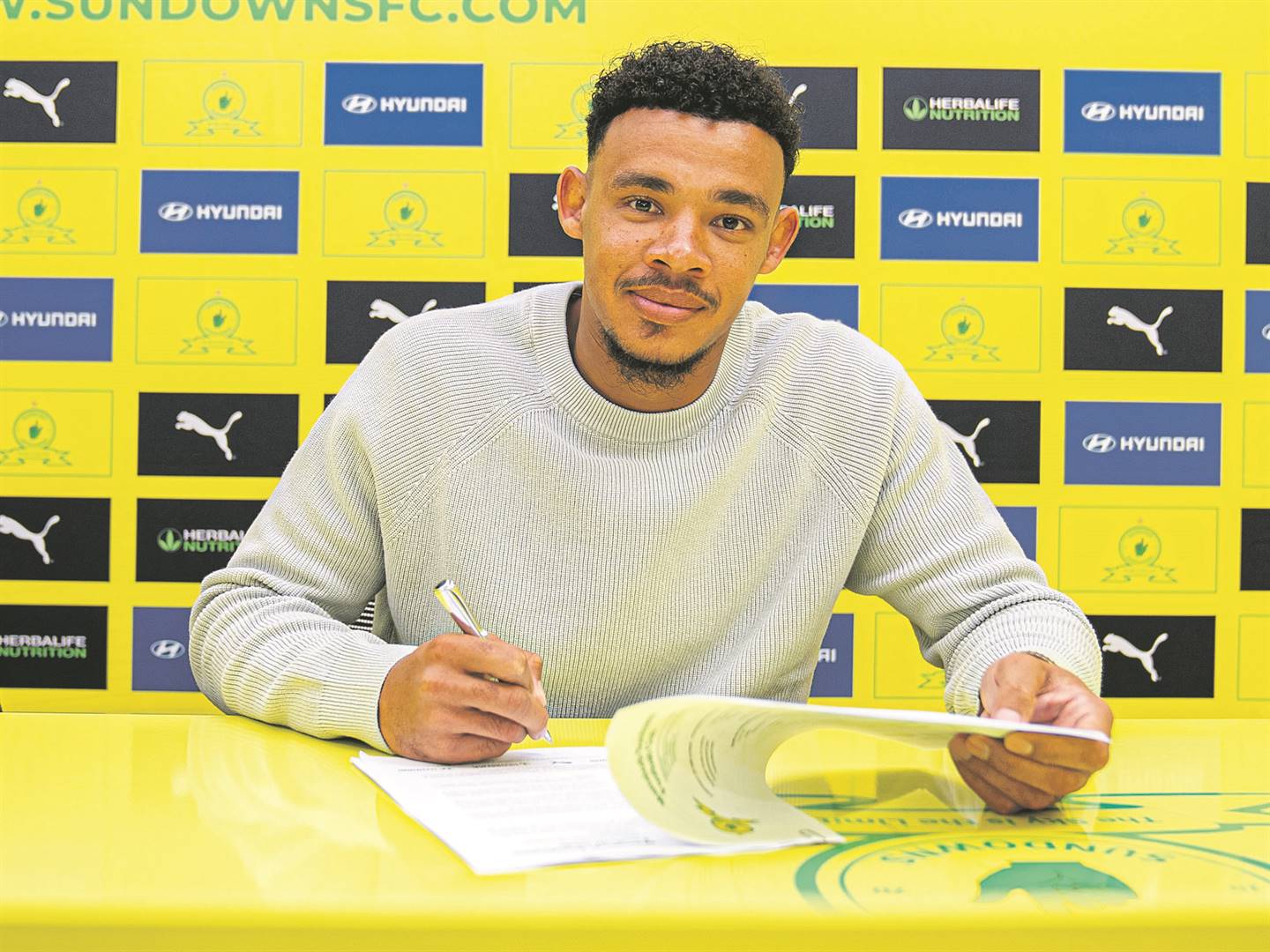 Moving on:  Ronwen Williams has signed a five-year contract with Mamelodi Sundowns Photo: Mamelodi Sundowns FC