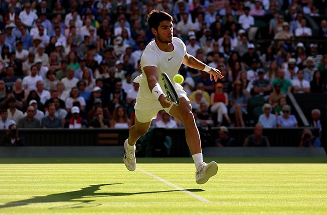 Carlos Alcaraz. (Photo by Clive Brunskill/Getty Images)