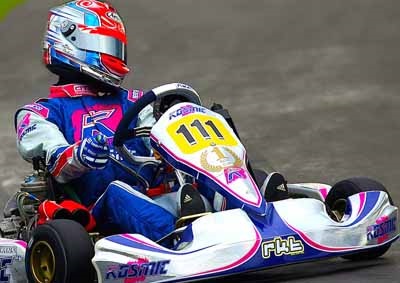 <b>THIRD FOR PARKINS:</b> Nathan Parkins was the best of the regular karters at the weekend's meeting in Port Elizabeth. He was third overall. <i>Image: Quickpic</i>