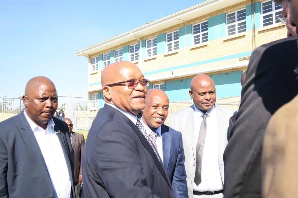 on the ground President Jacob Zuma and government ministers visit Lusikisiki