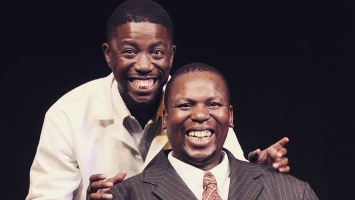 Actor Atandwa Kani and the late actor Mncedisi Shabangu. Photo from Instagram.