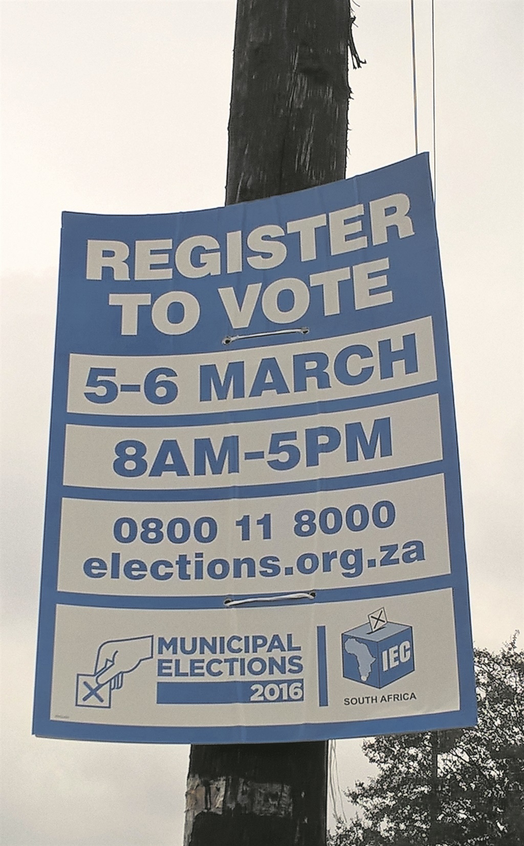 PHOTO: nqobile mtolo Voter registration weekend is on 5 and 6 March.  