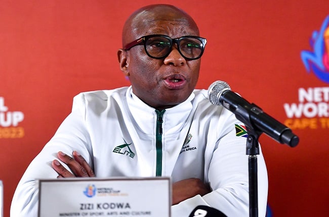Zizi Kodwa, South Africa's minister of Sport, Arts, and Culture, has taken a dim view of SAFA's legal issues (Ashley Vlotman/Gallo Images)