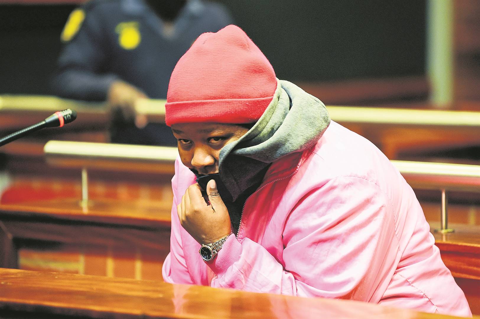 Pontsho Mohlanka appeared in the High Court sitting in Palm Ridge, Ekurhuleni, yesterday.                      Photo by Christopher Moagi
