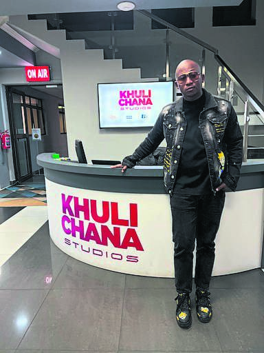 Khuli Chana said his new studio will be a playground for creatives. 