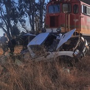 Girl (11) dies after train crashes into bakkie