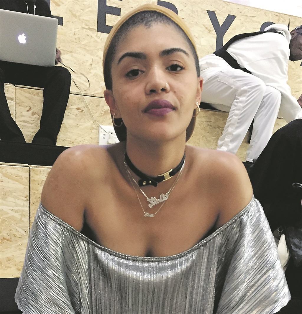 CHIC DELINQUENT Lady Skollie kept us enthralled PHOTO: charl blignaut