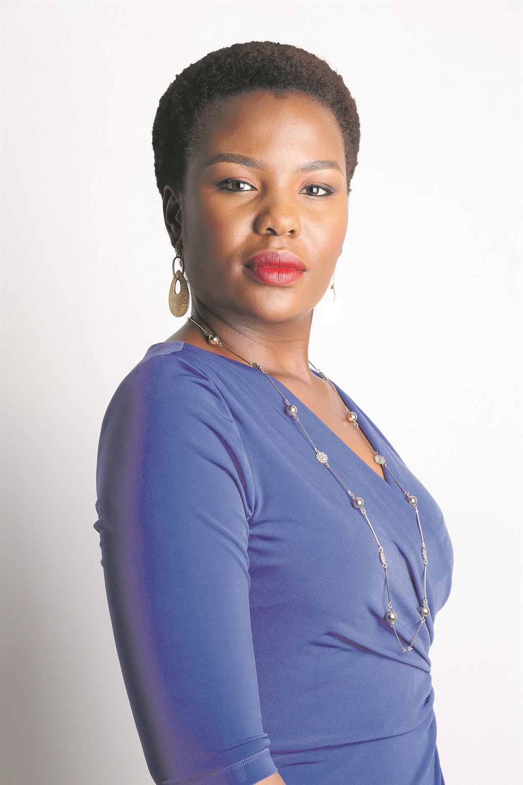 Mona Monyane plays the role of Dr Molapo on Muvhango Photo by   