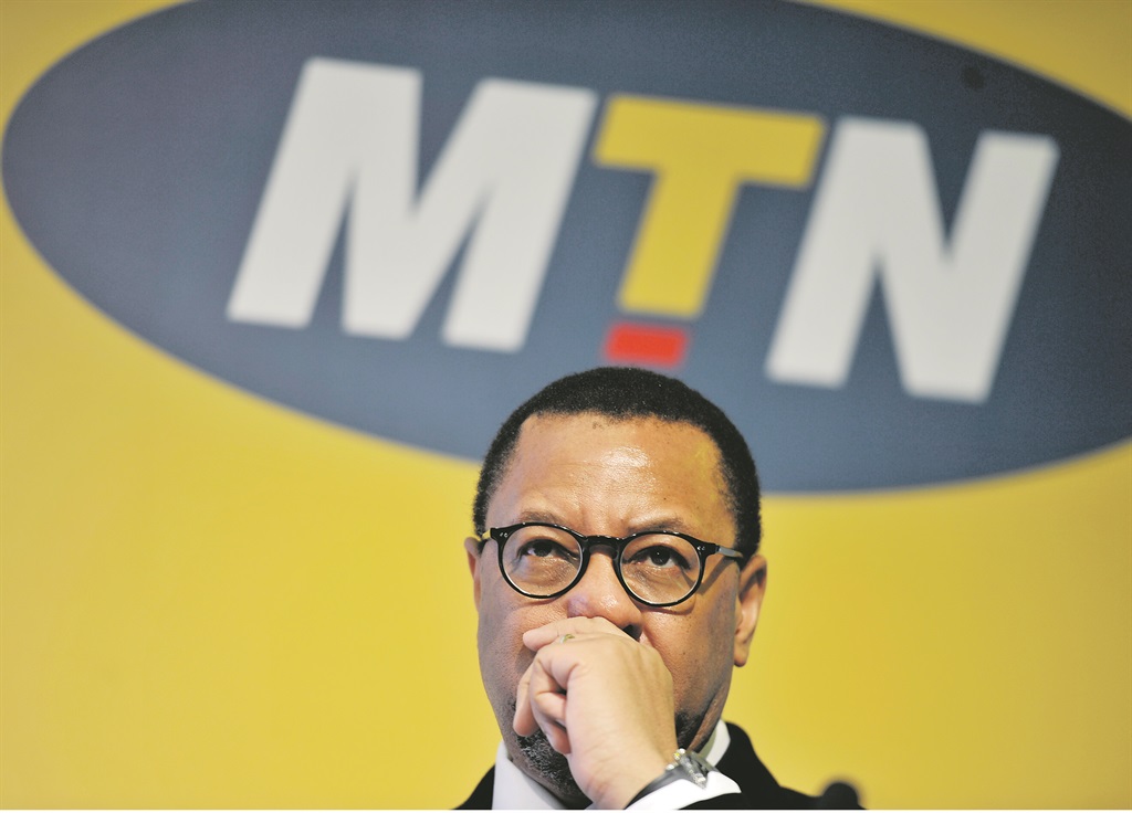 MTN CEO Phuthuma Nhleko at the results presentation. Picture: Lucky Nxumalo 