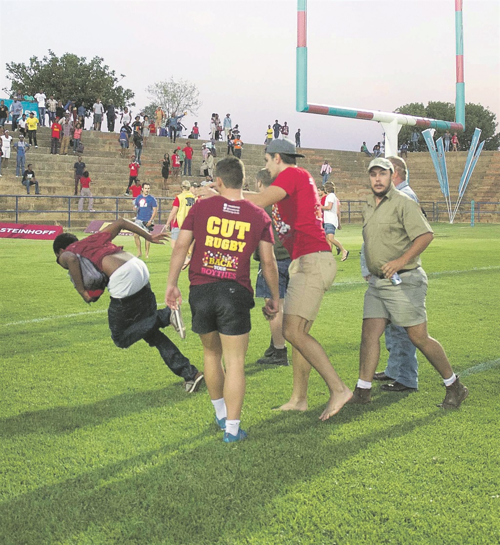 FOUL Free State University students clash on the rugby field          Picture: Gallo images / Volksblad / Mlungisi Louw 
