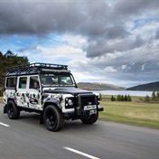 PICS: Land Rover Classic Defender V8 Trophy plays in the wild!
